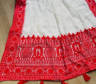 হাফসিল্ক জামদানি শাড়ি 3