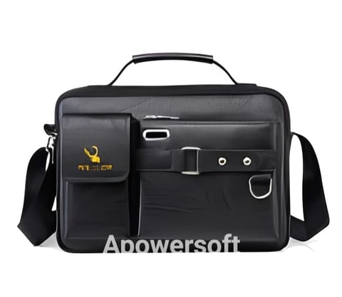 Men's Pu Leather Shoulder Bag (brown shape)