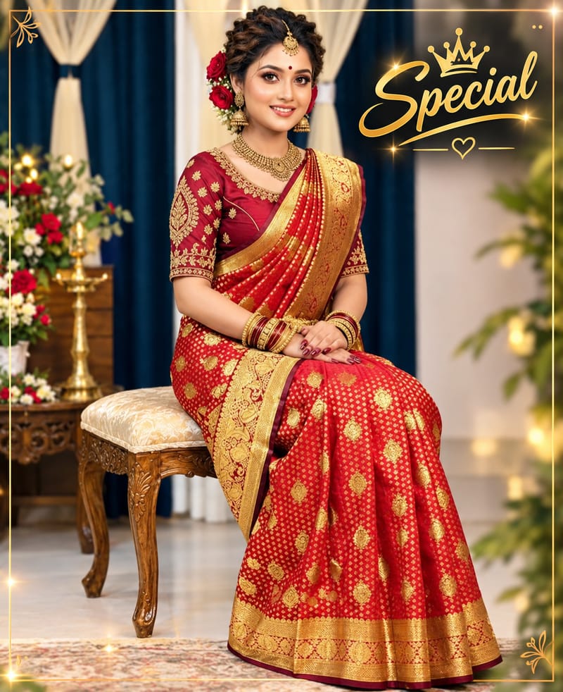 ✨ Royal Blue Gold Saree – Premium Collection ✨💙