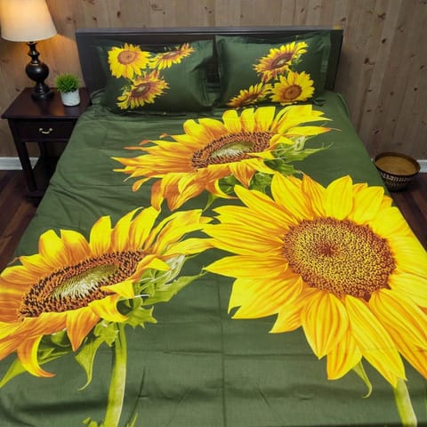 Panel Cotton Bed-sheet