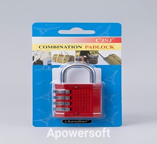 Heavy-Duty 4-Digit Password Combination Padlock – Keyless Security Lock for Gym Locker & Gate 1