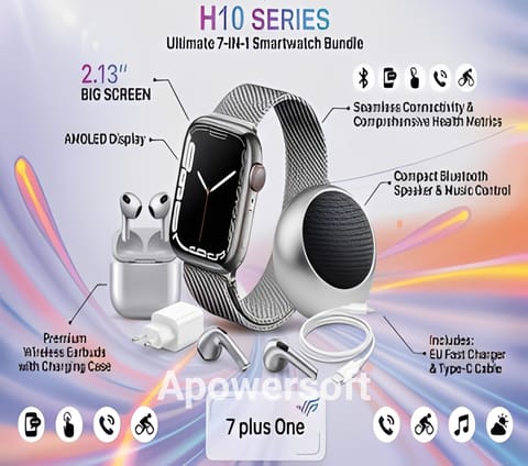 H10 Series Smartwatch Combo Pack – 2.13