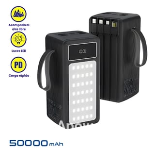 PZX V89s 50000mAh Power Bank with 22.5W PD Fast Charging & LED Camping Light 2
