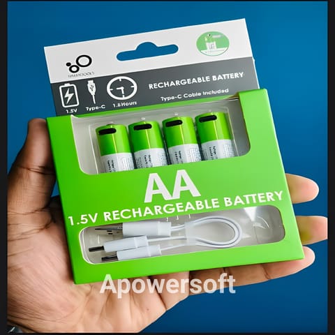 Smar Tools RB40 AA 1.5V Lithium-ion Rechargeable Batteries