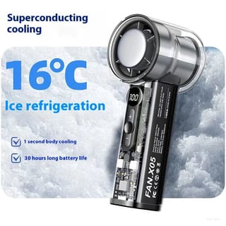 X05 Handheld High-Speed Cooling Fan 3000mAh Rechargeable Battery 1
