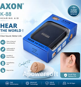 Axon K-88 Rechargeable Hearing Aids 2