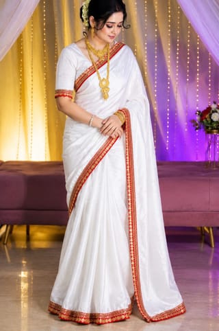 Indian Tuba Lama Silk saree 2