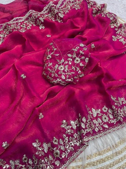 Indian Fendi Silk Saree Collection
