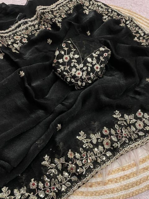 Indian Fendi Silk Saree Collection