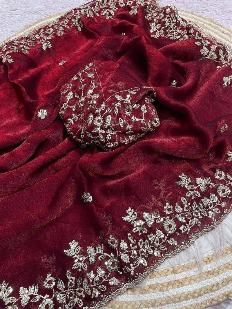 Indian Fendi Silk Saree Collection