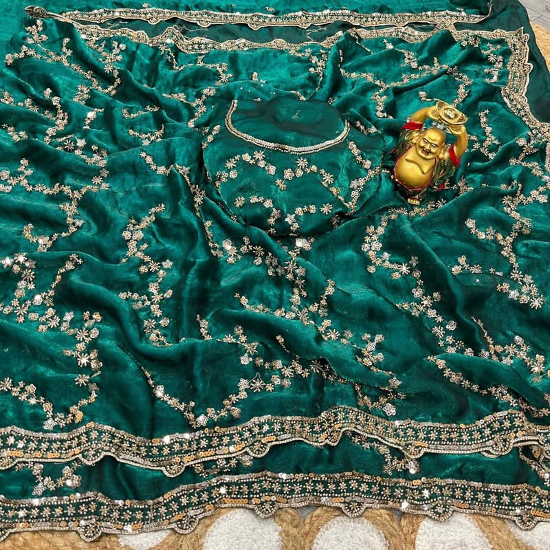 Indian Fendi Silk Saree Collection