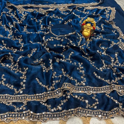 Indian Fendi Silk Saree Collection