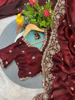 Indian Fendi Silk Saree Collection 1