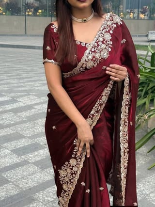 Indian Fendi Silk Saree Collection 1