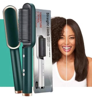 Straight Comb Hair Straightener & Brush (Model: FH909) 💇‍♀️ 2