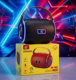 🔊 DV-1065 Portable Mini Bluetooth Speaker with RGB Light 🎵 1