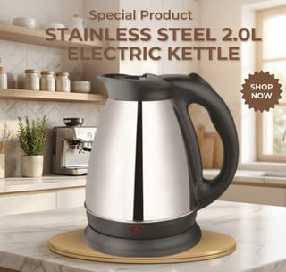 NOVA Stainless Steel Electric Kettle 2.0L 1