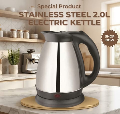 NOVA Stainless Steel Electric Kettle 2.0L