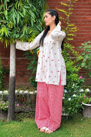 Printed Cotton Two Piece 1