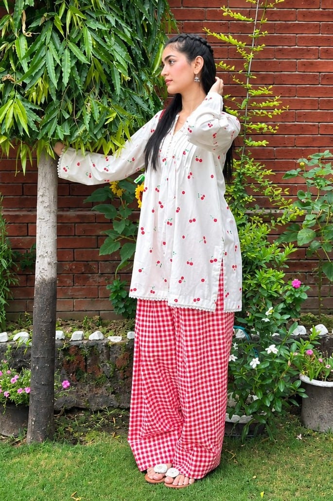 Printed Cotton Two Piece