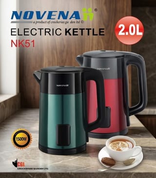 Novena NK51 Stainless Steel Electric Kettle - 2 Liter 1