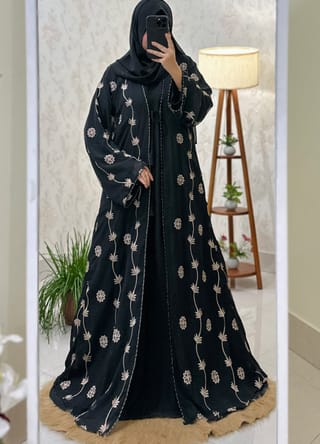 জরি ফুল বোরখা — Premium Collection 2