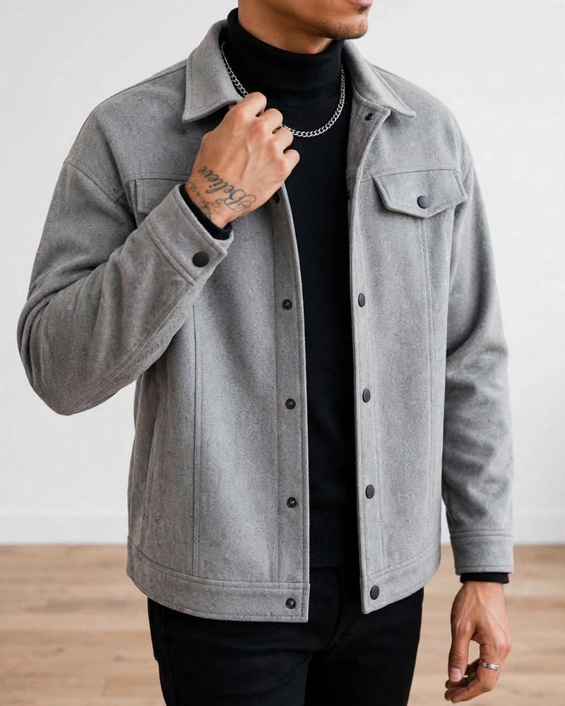 Chinese Winter Shacket Jacket