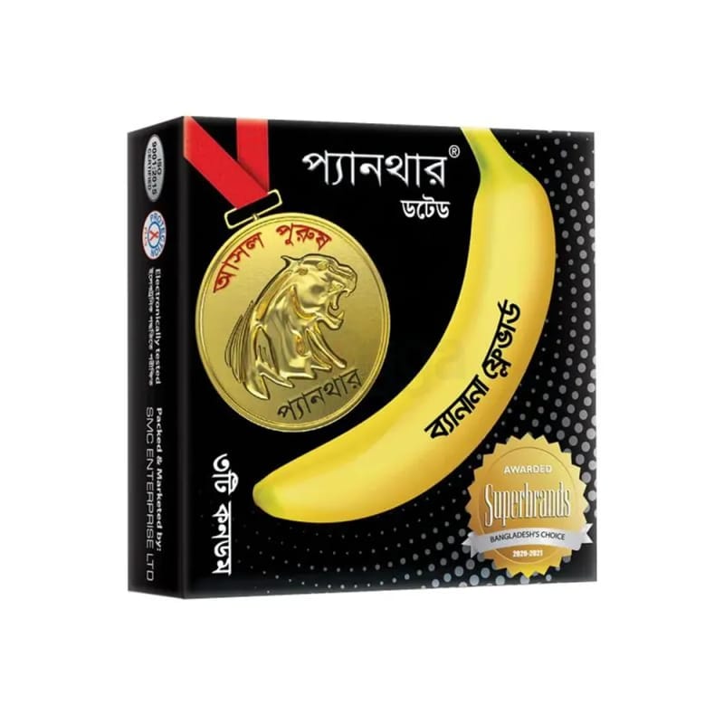 Panther Dotted Condom 3 Pieces