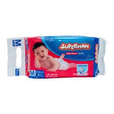 Supermom Baby Diaper Medium 6-11kg 5 Pieces
