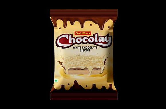 Goldmark Chocolay White Chocolate Biscuit – 11gm