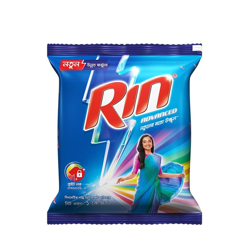 রিন অ্যাডভান্সড ডিটারজেন্ট পাউডার 1kg