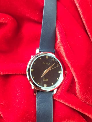 SONA Ladies Classic Leather Watch – 1 Year Warranty 3