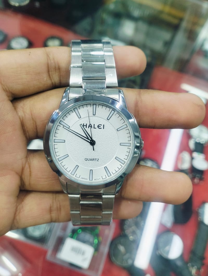 HALEI 599M Stainless Steel Watch- Men