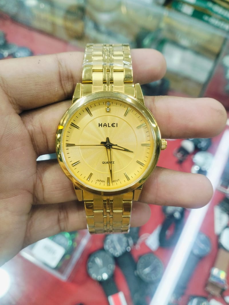 Halei 552M Stainless Steel Watch — men's