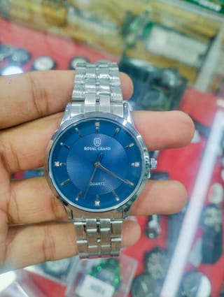 Royal Grand 5516M Blue Dial Stainless Steel Watch 1