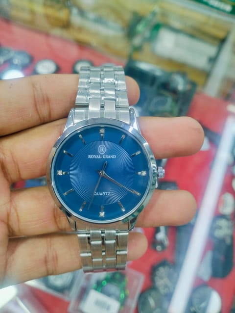 Royal Grand 5516M Blue Dial Stainless Steel Watch