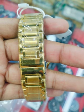 Royal Grand 5525M Golden Stainless Steel Quartz Watch 3