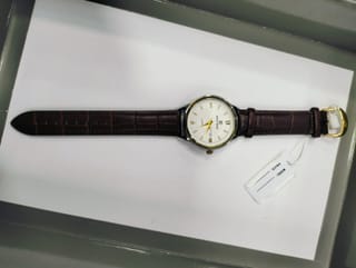 Royal Grand 5527M Leather Strap Classic Quartz Watch 4