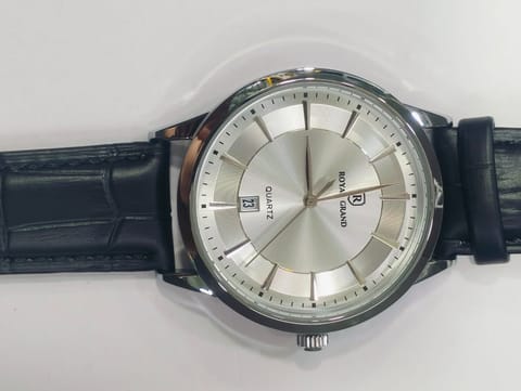 Royal Grand 5543M Leather Strap Classic Quartz Watch