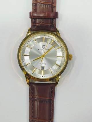 Royal Grand 5543M Leather Strap Classic Quartz Watch 3