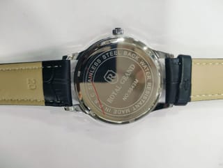 Royal Grand 5543M Leather Strap Classic Quartz Watch 4